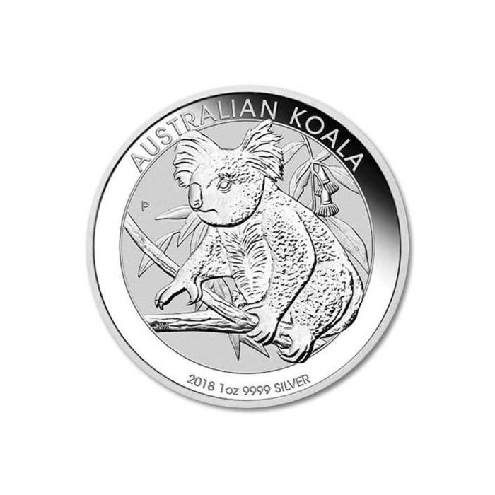 Srebrna Moneta Australian Koala 2018, 1 uncja - rewers