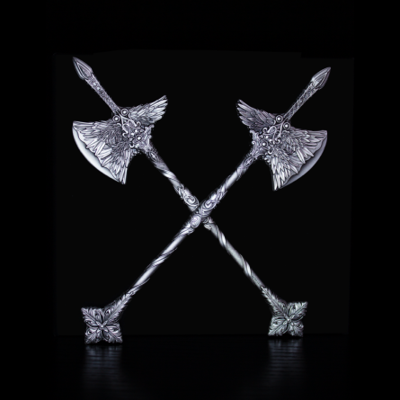 Numismatischer Silber-Halebard des Hl. Raphael, 2,5 Unzen - Detail 3 Numismatischer Silber-Halebard des Hl. Raphael, 2,5 Unzen - Detail 3