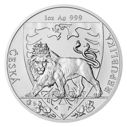 copy of Czech Lion 2021 Silver Coin, 1 oz.