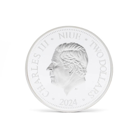 Srebrna Moneta The Lion King 30th Anniversary: Scar 2024, 1 uncja - awers Srebrna Moneta The Lion King 30th Anniversary: Scar 2024, 1 uncja - awers