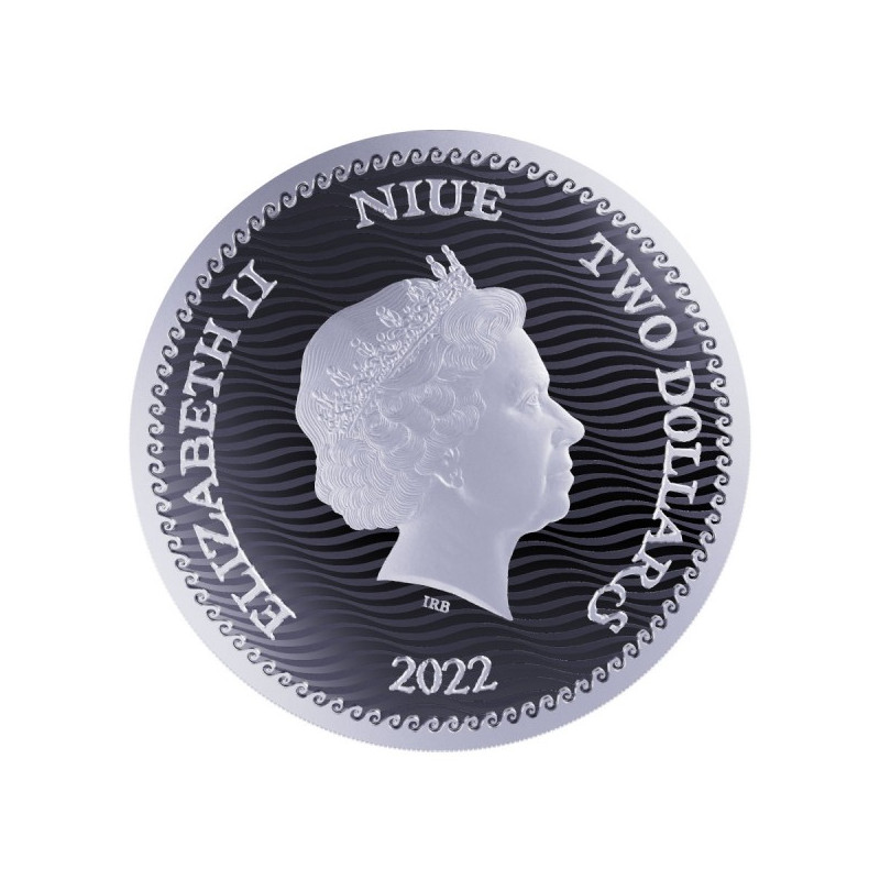 Niue Jolly Roger Silver Coin - Calcio Jack 2022, 1 oz - obverse