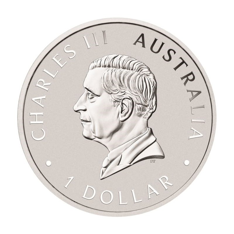 2024 Australian Wombat Silver Coin, 1 oz - obverse