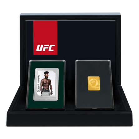 Set of Silver Bar-Monet Trading Coins - UFC 2024, 2x1 ounce - box 1