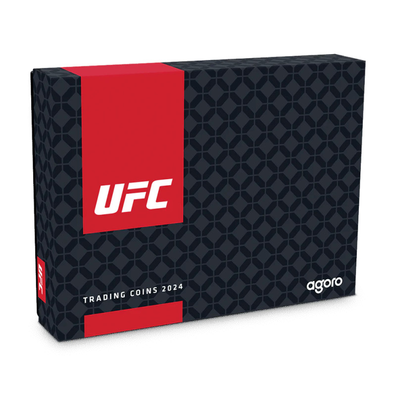 Satz Silberbarren-Monet-Handelsmünzen - UFC 2024, 2x1 oz - Box 2 Satz Silberbarren-Monet-Handelsmünzen - UFC 2024, 2x1 oz - Box 2