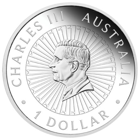 Сребрна Монета Great Southern Land 2024 Proof, 1 унція, реверс