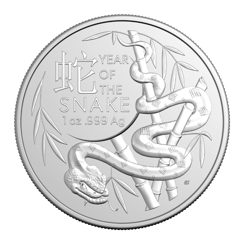 Srebrna Moneta RAM Lunar Rok Węża 2025, 1 uncja