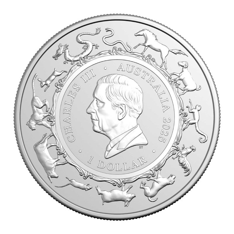 RAM Lunar Silbermünze Jahr der Schlange 2025, 1 oz. RAM Lunar Silbermünze Jahr der Schlange 2025, 1 oz.