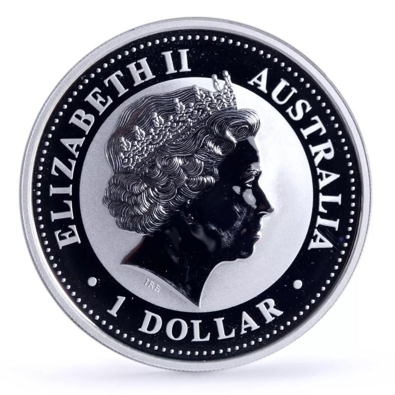 Silver Lunar I Coin: Year of the Snake 2001, 1 oz.