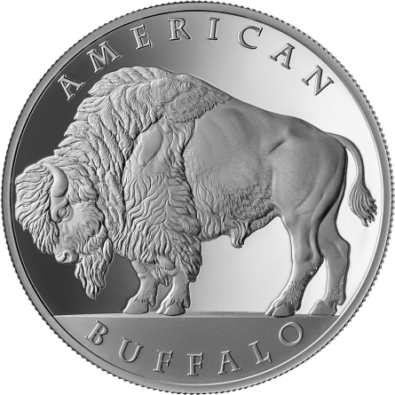 Srebrna Moneta Vereinigte Krypto Staaten: amerikanischer Büffel 2025, 1 uncja - rewers