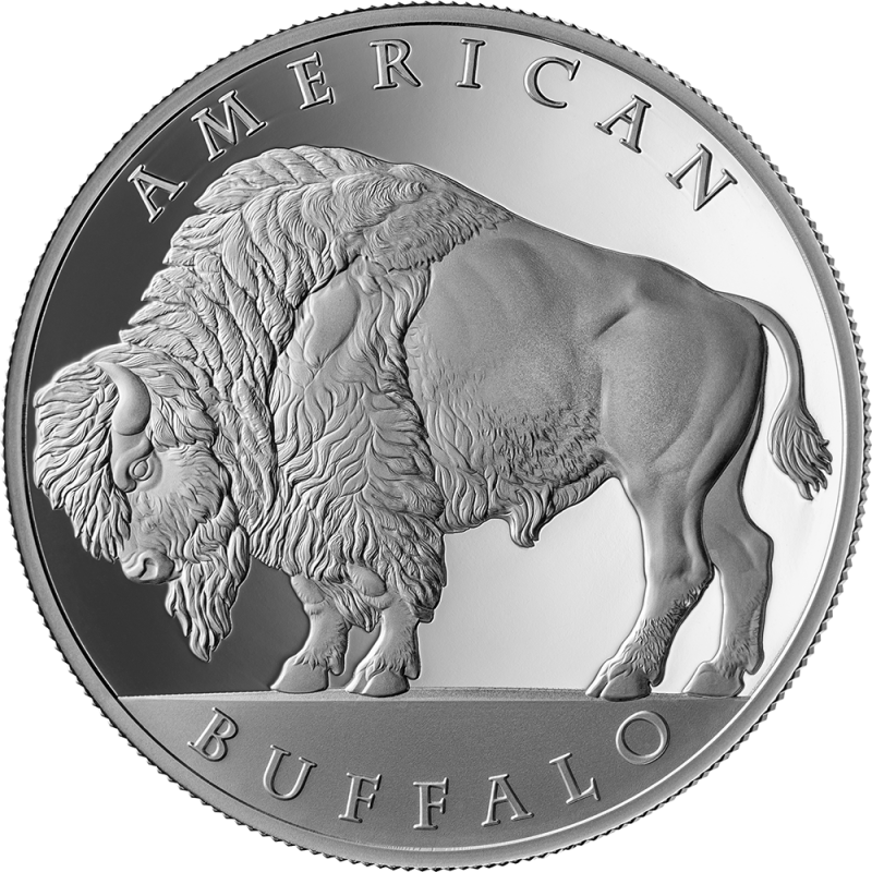 Srebrna Moneta Vereinigte Krypto Staaten: amerikanischer Büffel 2025, 1 uncja - rewers Srebrna Moneta Vereinigte Krypto Staaten: amerikanischer Büffel 2025, 1 uncja - rewers
