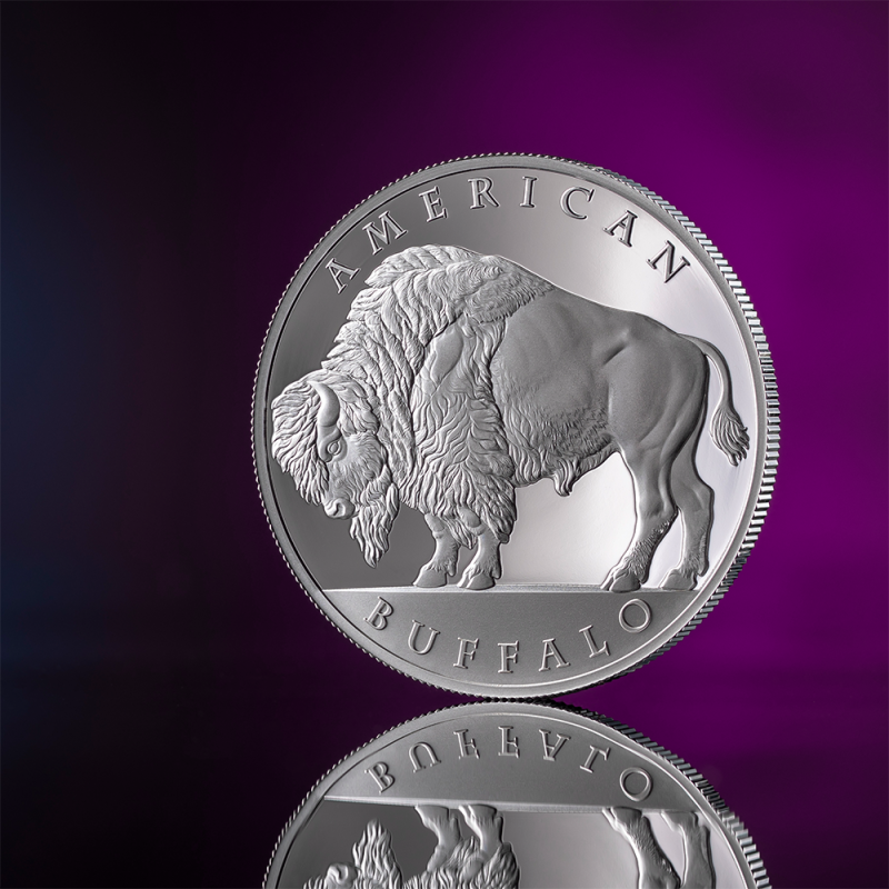 Srebrna Moneta Vereinigte Krypto-Staaten: amerikanischer Büffel 2025, 1 uncja - Foto 1 Srebrna Moneta Vereinigte Krypto-Staaten: amerikanischer Büffel 2025, 1 uncja - Foto 1