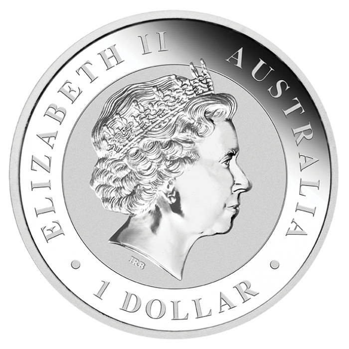 Australian Kookaburra Silver Coin 2018, 1 oz - obverse