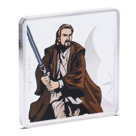 Obi-Wan Kenobi & Yoda 2024 Silver Medal, 1 oz - reverse side