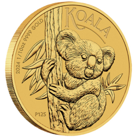 Goldmünze Australischer Koala 2024, 1/10 oz.