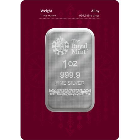 Srebrna Sztabka Norse Gods - Odin, 1 uncja - blister 2 Srebrna Sztabka Norse Gods - Odin, 1 uncja - blister 2