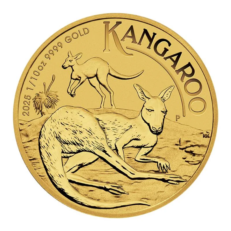złota moneta kangur