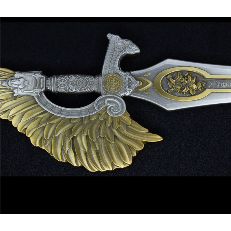 Silver Numismatic Sword of St.Gabriel Gold, 2.5 oz - detail Silver Numismatic Sword of St.Gabriel Gold, 2.5 oz - detail