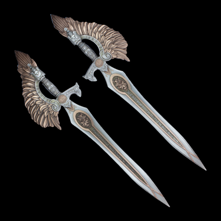 Silver Numismatic Sword of St.Gabriel Pink Gold, 2.5 oz - two Silver Numismatic Sword of St.Gabriel Pink Gold, 2.5 oz - two