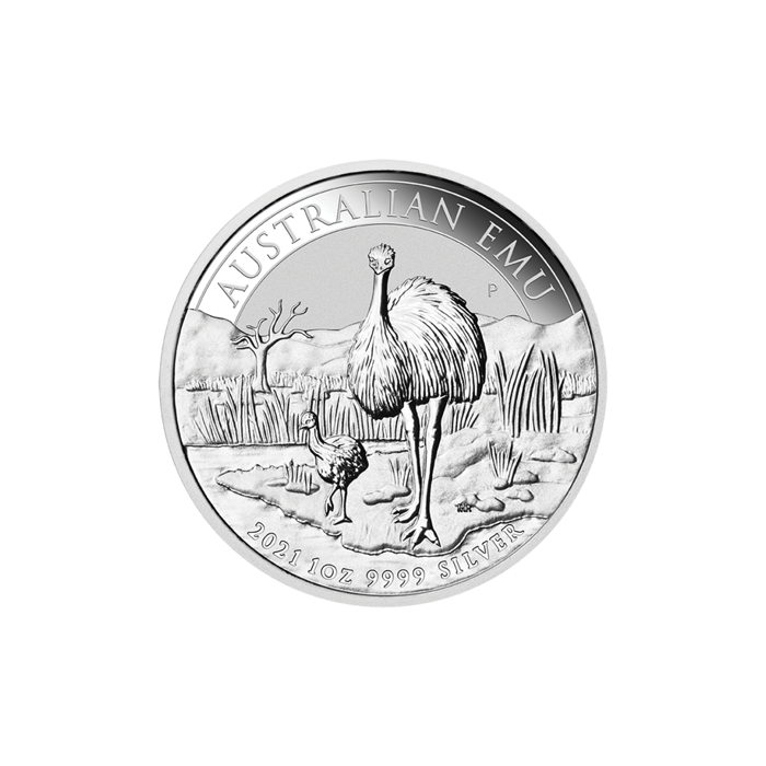Australischer Emu 2021 - 1oz, Spulen Australischer Emu 2021 - 1oz, Spulen