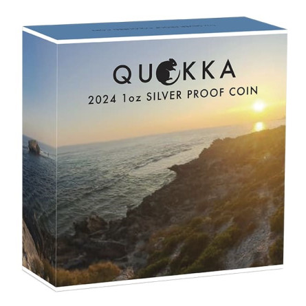 Quokka 2024 Proof Silbermünze, 1 Unze - Box 2 Quokka 2024 Proof Silbermünze, 1 Unze - Box 2
