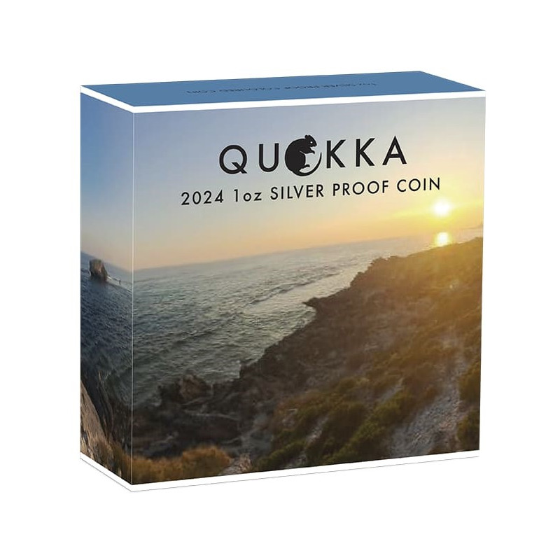Srebrna Moneta Quokka 2024 Proof, 1 uncja - box 2
