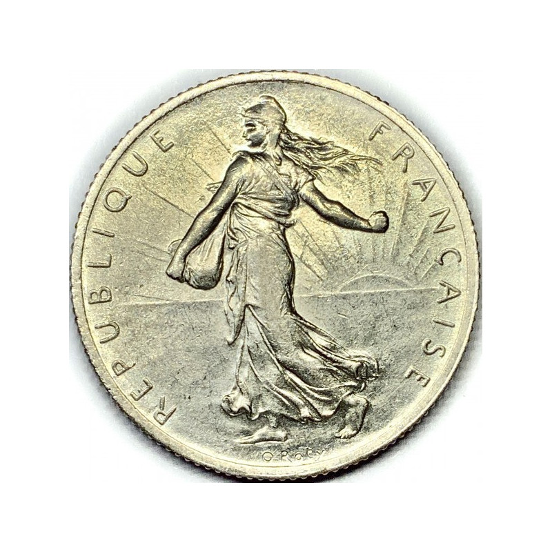 Silver Sower Coin, 2 Franc 1959-1969, 10g - reverse side Silver Sower Coin, 2 Franc 1959-1969, 10g - reverse side