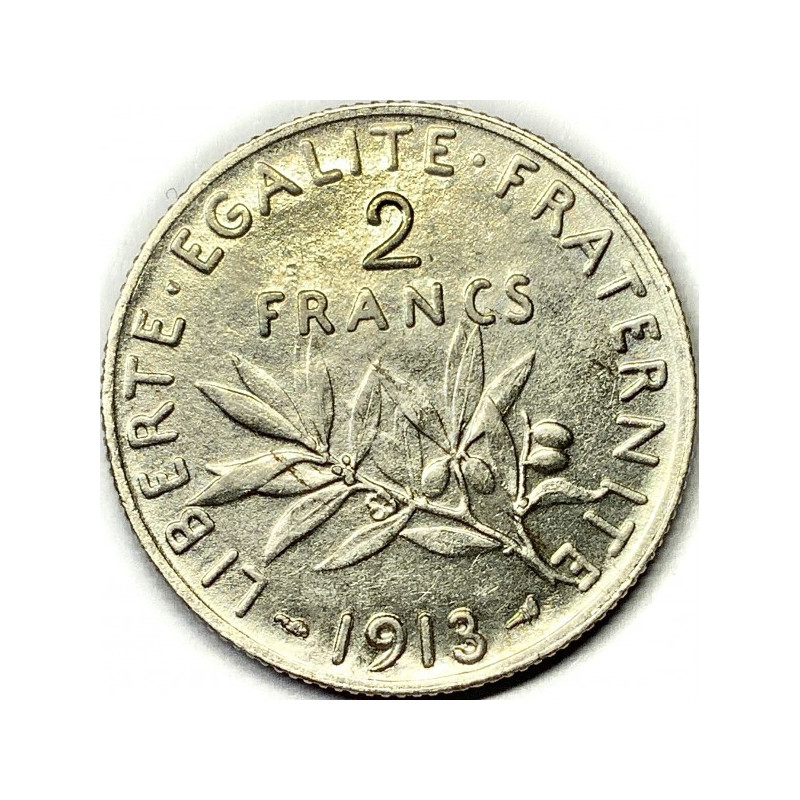 Silver Sower Coin, 2 Franc 1959-1969, 10g - obverse Silver Sower Coin, 2 Franc 1959-1969, 10g - obverse