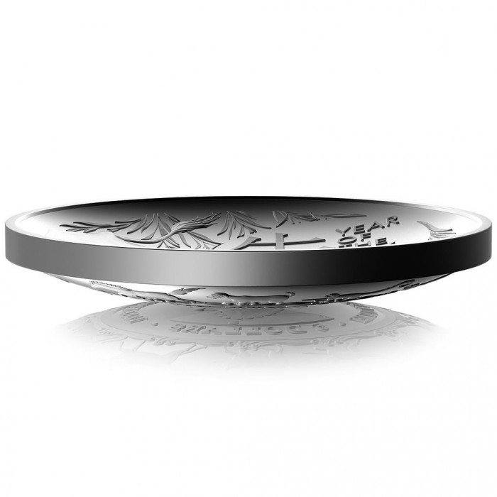 Lunar Ox 2021, 1oz (proof) - side Lunar Ox 2021, 1oz (proof) - side