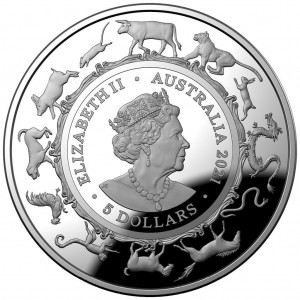 Lunar Ox 2021, 1oz (proof) - back Lunar Ox 2021, 1oz (proof) - back