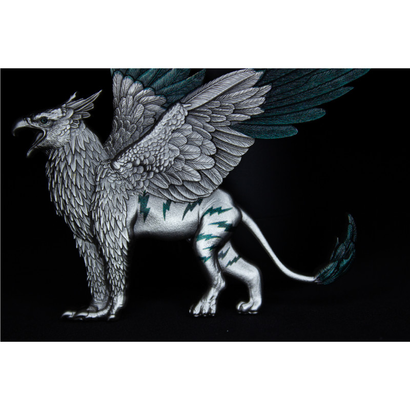 Srebrny Numizmat Mythical Beasts - The Griffin, 2 uncje - photo 5