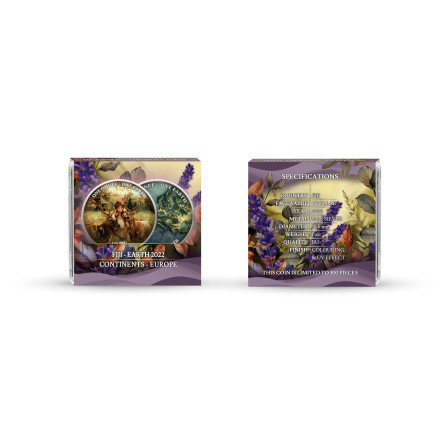 Europe Fiji Earth 2024 Silver Coin, 1 oz - box 2 Europe Fiji Earth 2024 Silver Coin, 1 oz - box 2
