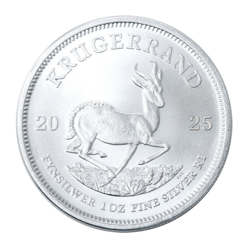 Silver Krugerrand Coin, South Africa 2023, 1 oz. Silver Krugerrand Coin, South Africa 2023, 1 oz.