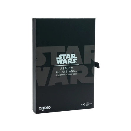 Srebrna Moneta Star Wars: Return of the Jedi 2025 Poster Coin, 3 uncje - box 2
