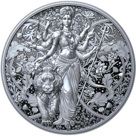 Silver Coin Cameroon, Durga 2025, 1 oz