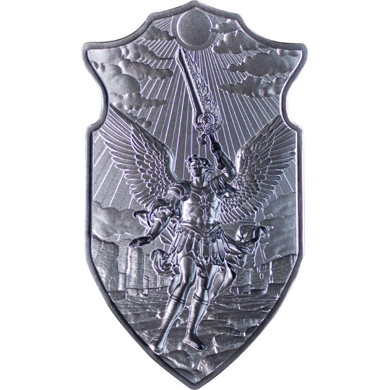 Silver Numismatic The Shield of St.Uriel, 2 oz - back