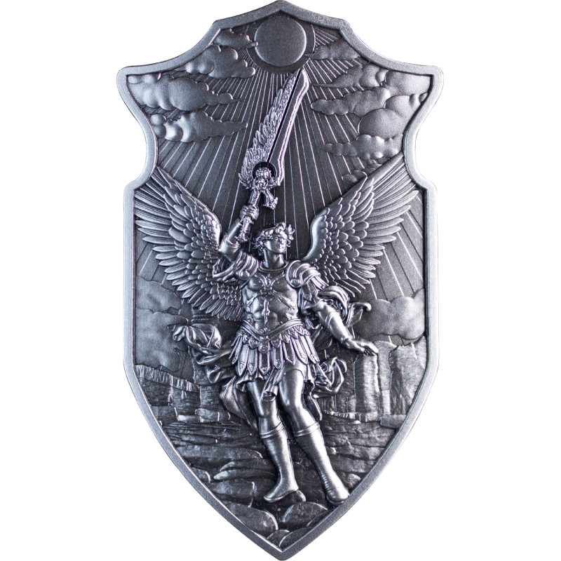 Silver Numismat The Shield of St.Uriel, 2 oz - front
