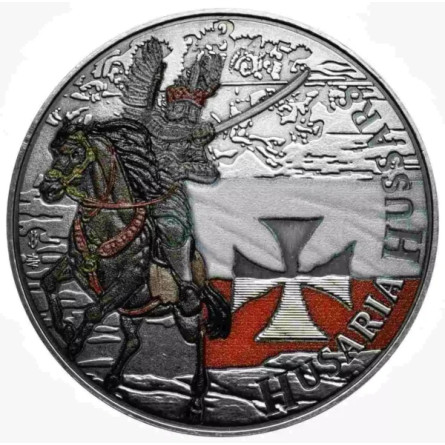 Срібна гусарська медаль III BU, 1 унція - реверс