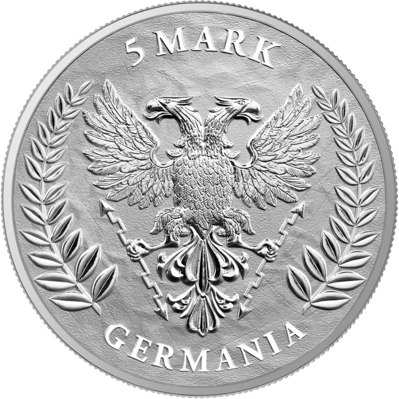 Srebrna Moneta Germania 2025, 1 uncja - awers Srebrna Moneta Germania 2025, 1 uncja - awers