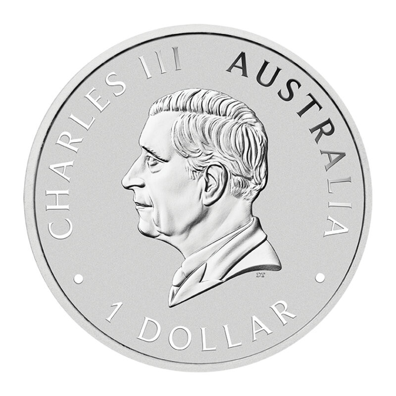 Australian Emu 2025 Color Silver Coin, 1 oz - obverse