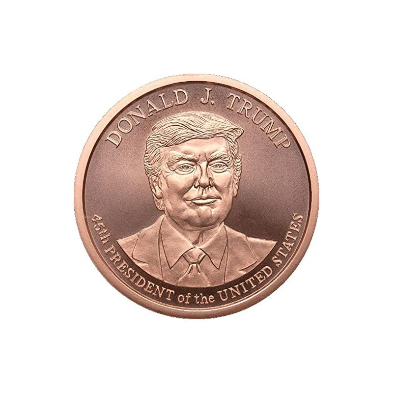 Donald J. Trump GSM Copper Medal, 1 ounce - reverse side
