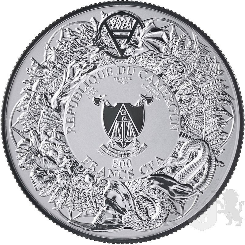 Silver Coin Slavic Beasts - Alkonost 2025, 1 oz - obverse Silver Coin Slavic Beasts - Alkonost 2025, 1 oz - obverse