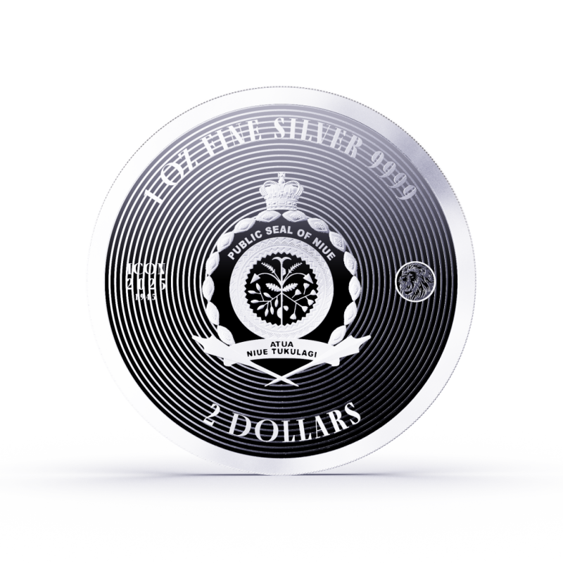 Srebrna Moneta Niue Icon: Sir Winston Churchill 2025, 1 uncja