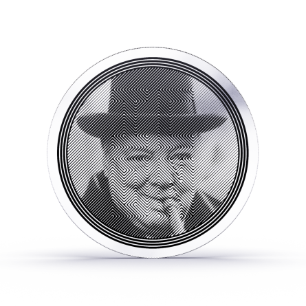Tokelau Icon Silbermünze: Sir Winston Churchill 2025, 1 Unze - rev.