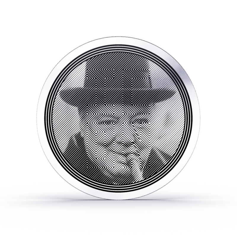 Srebrna Moneta Tokelau Icon: Sir Winston Churchill 2025, 1 uncja - rew