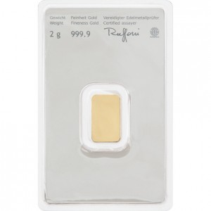 Munze Osterreich 2g gold investment bar