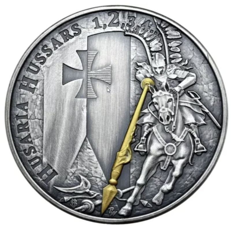 Set of the first 4 Husaria medals + Box with guaranteed continuity of numbering Set of the first 4 Husaria medals + Box with guaranteed continuity of numbering