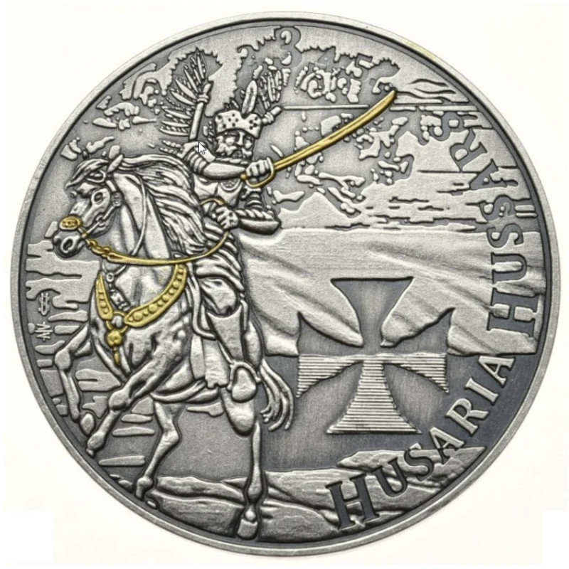 Set of the first 4 Husaria medals + Box with guaranteed continuity of numbering Set of the first 4 Husaria medals + Box with guaranteed continuity of numbering