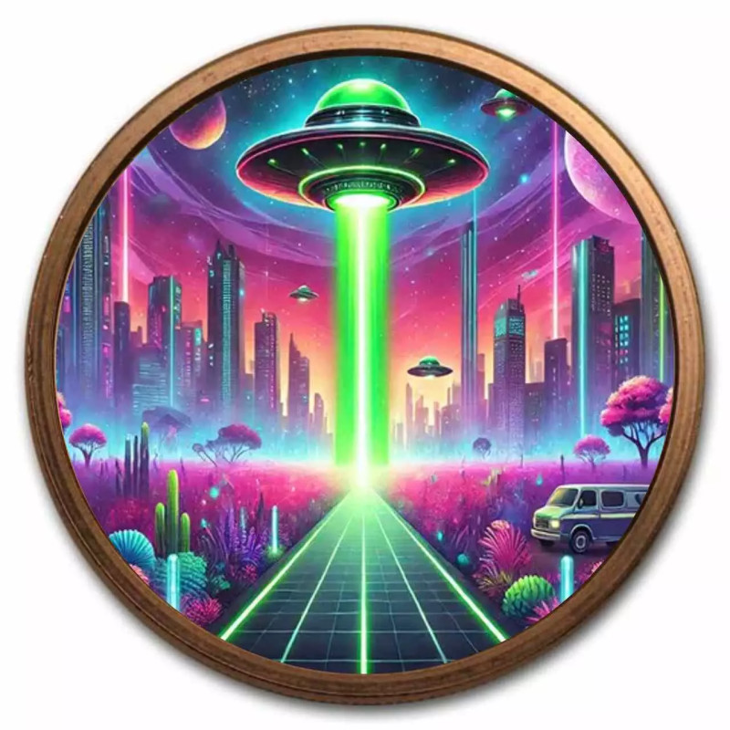 Saint-Gaudens-Kupfermedaille: Cosmo Beam, 1 oz (Farbe) - Rückseite