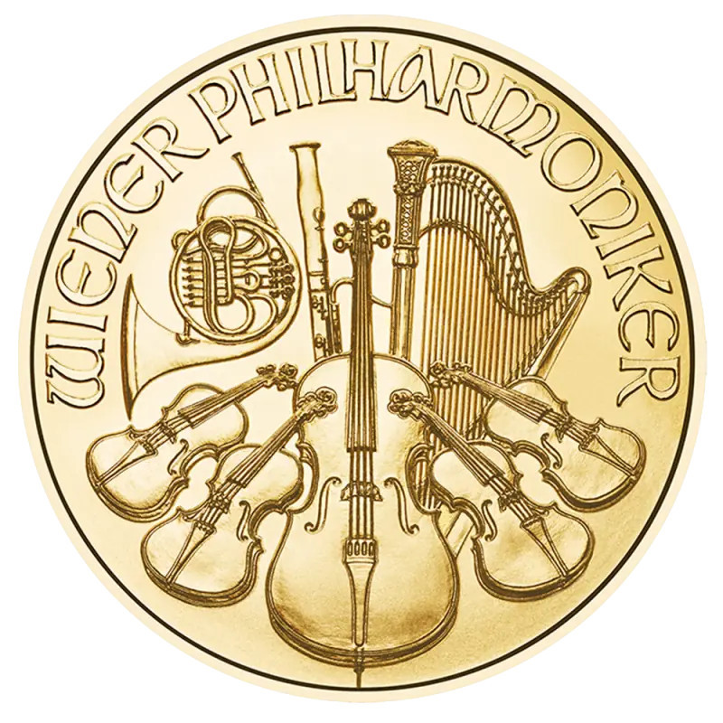 2025 Vienna Philharmonic Gold Coin, 1 oz.