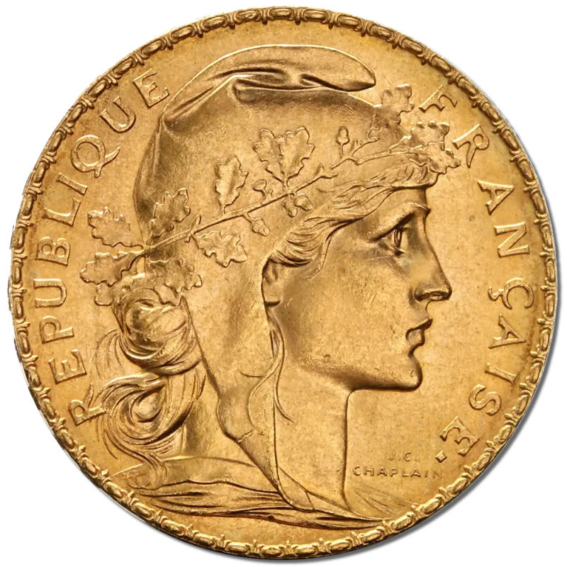 Złota Moneta 20 Franków Marianna Kogut 1899-1914